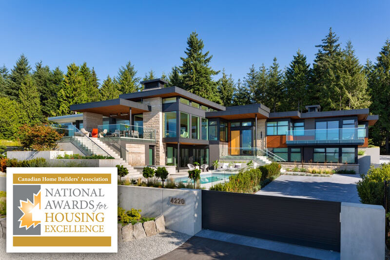National Awards for Housing Sign Custom Home